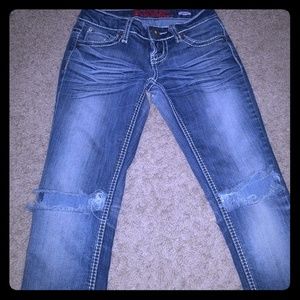 Distressed Bongo Skinny Jeans